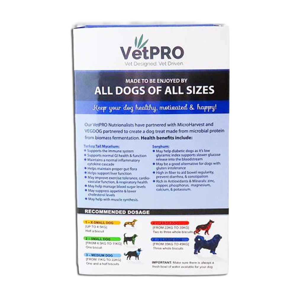 VetPro Dog Biscuits - Mycelium Immune Boost 250g