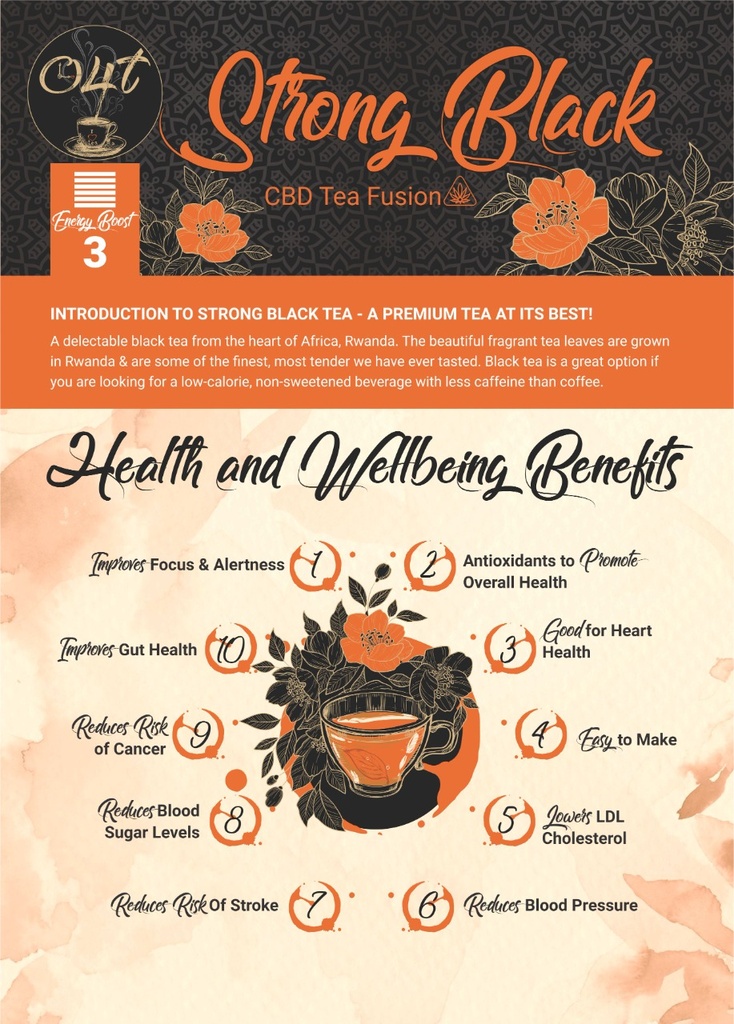 Time 4 Tea - Strong Black Tea with CBD