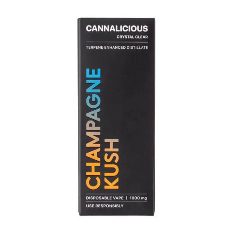 Cannalicious - Distillate Vape - Champagne Kush b.webp
