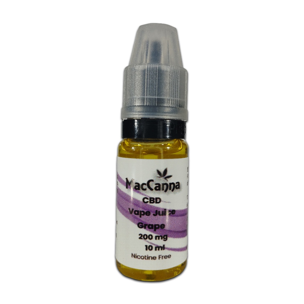CBD Isolate Vape Juice 200mg (10ml) - Grape