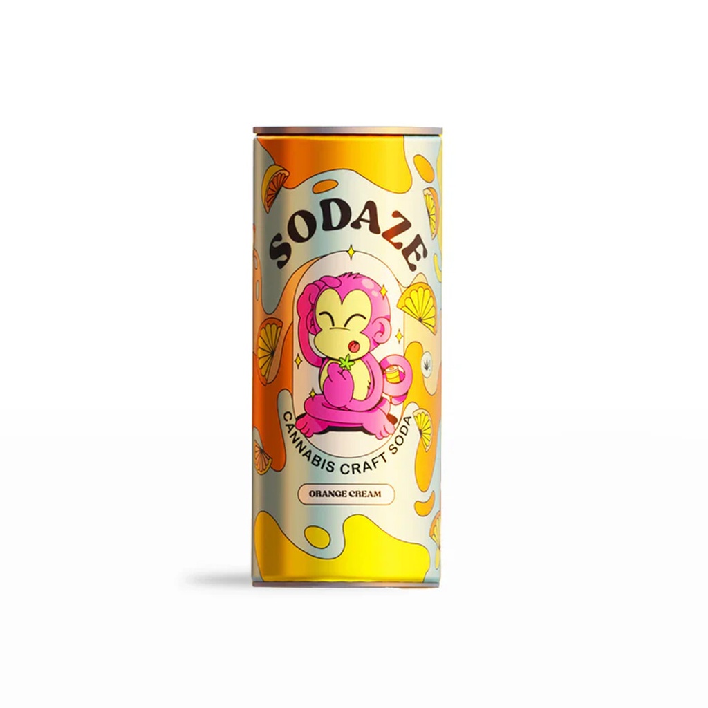 Sodaze Infused Craft Soda 30mg - Orange Cream (250ml)