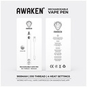 Awaken® Vape Battery Pen 900mAh