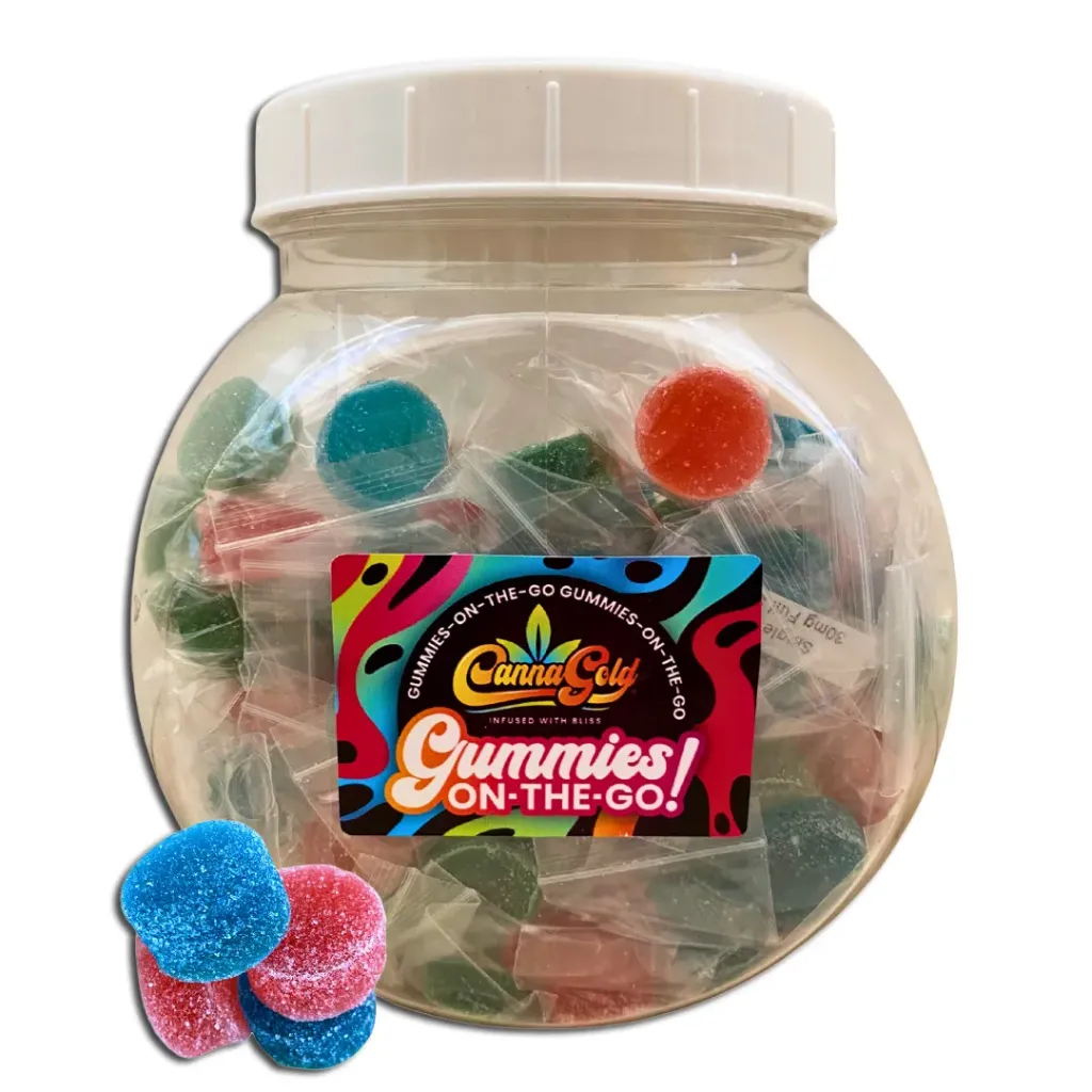 Gummies-On-The-Go (Round) - Full Spectrum 780mg (78x10mg Tub)