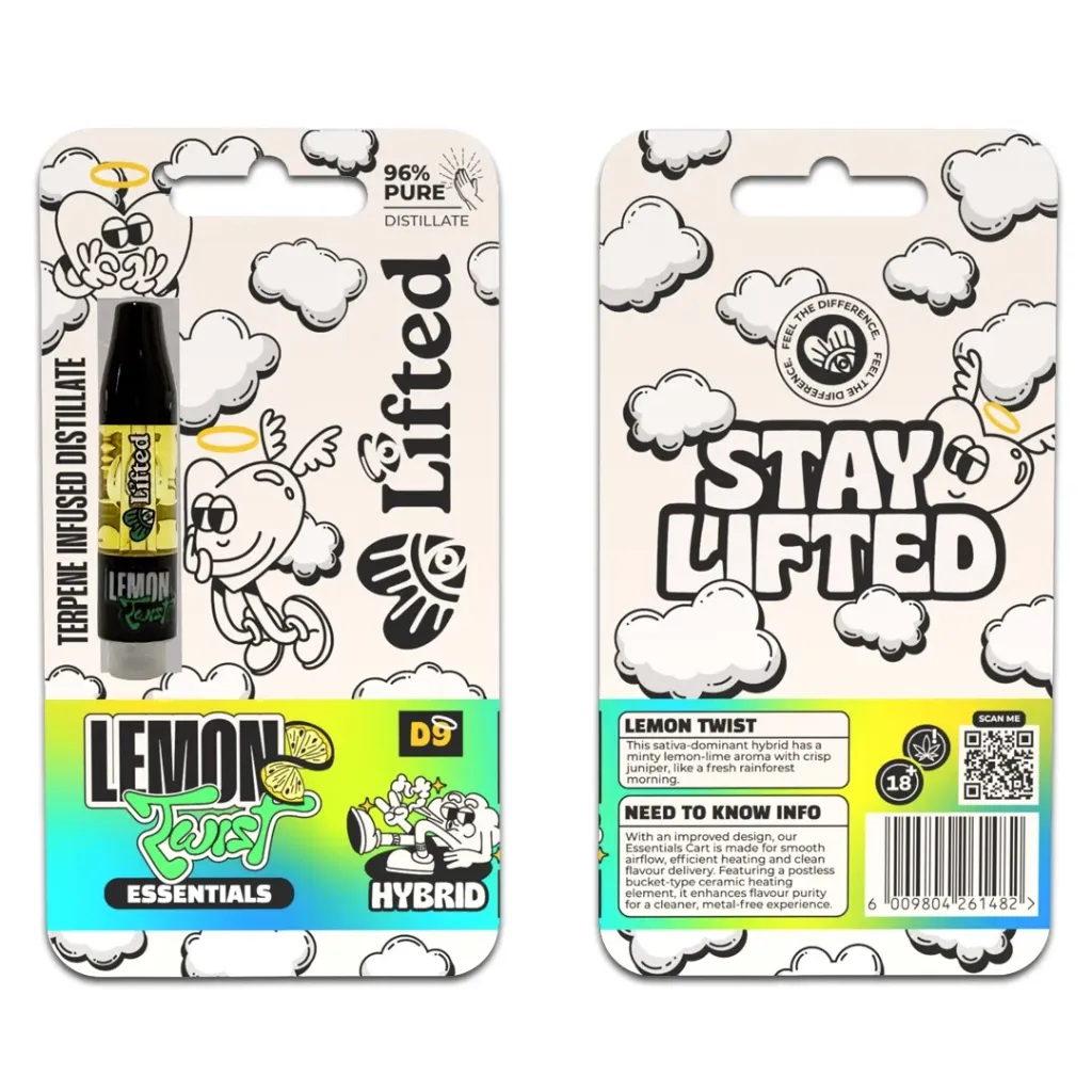 Distillate Vape Carts 1ml - Lemon Twist (Hybrid)