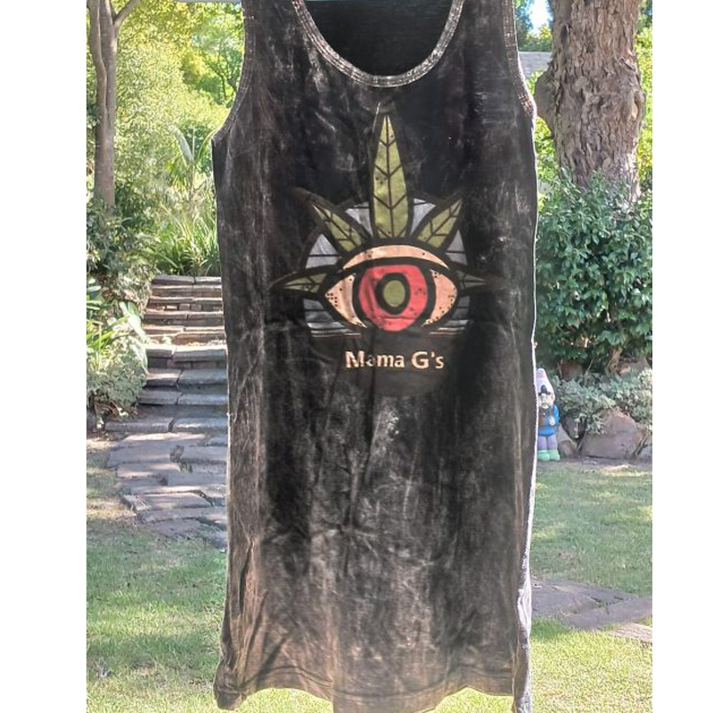 Mama G's Branded Vest Dresses (Small (Black))