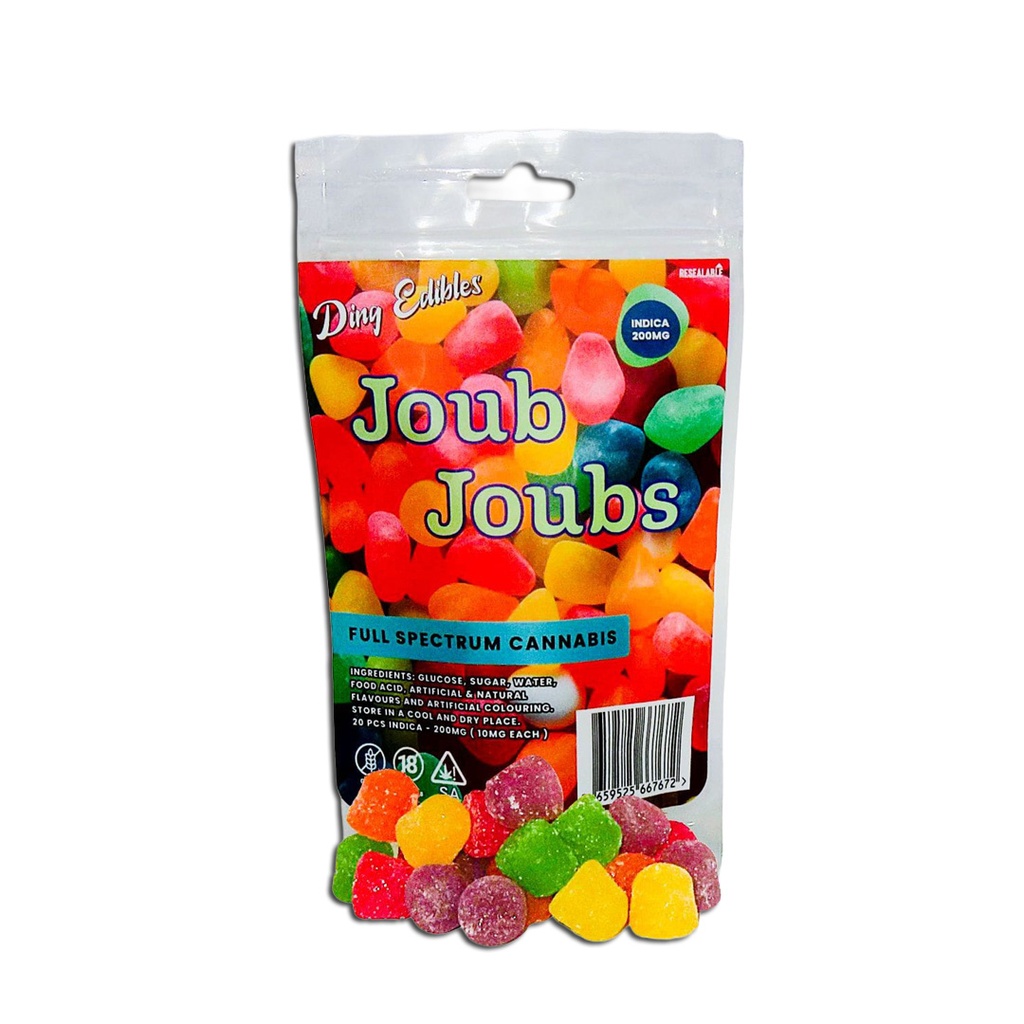 Gummies - Joub Joubs 200mg (20x10mg) - Indica